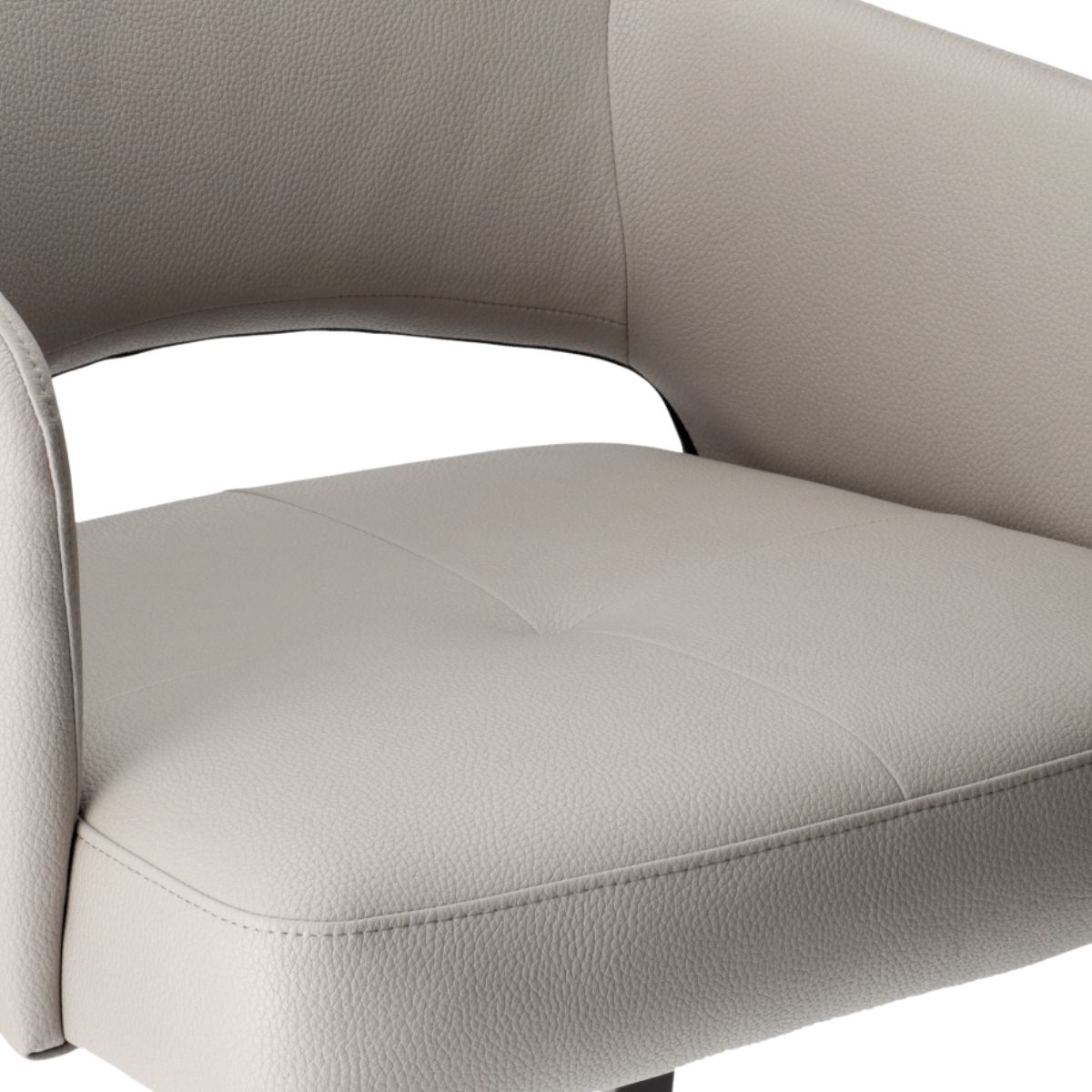 DN AMIGO P Grey classic Upholstered indoor chair